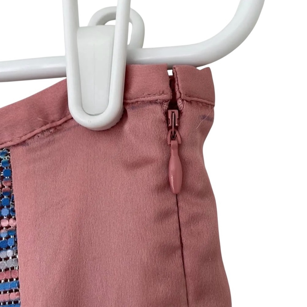 NWT Ramy Brook Exclusive Kate Pink & Blue Striped Skirt 4 - Picture 3 of 10